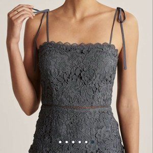 Abercrombie Tie-Strap Lace Dress - Small Tall